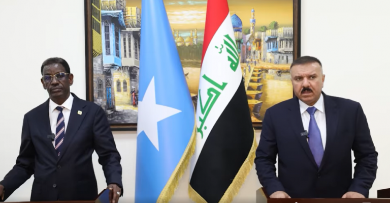 Iraqi and Somali Interior Ministers discuss security cooperation in Baghdad