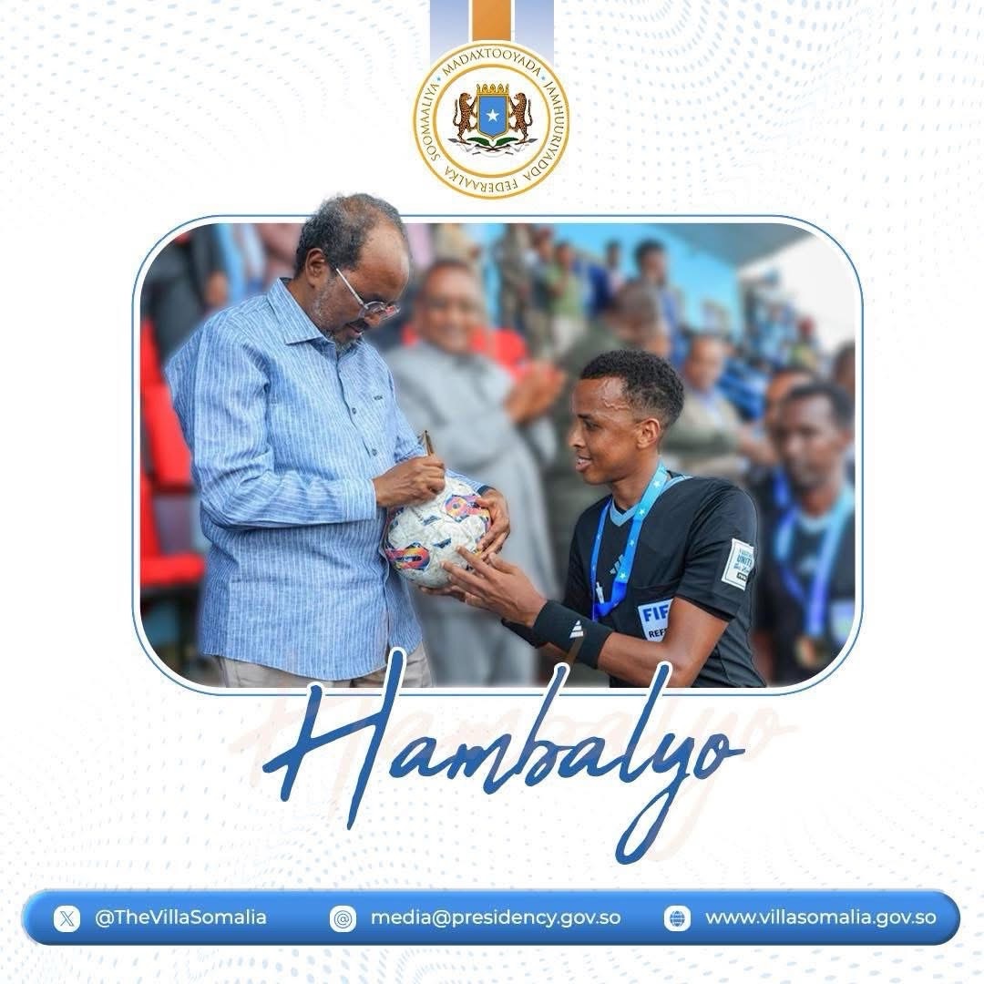 Somali Referee Makes History at FIFA World Cup as President Hassan Sheikh Sends Congratulations